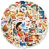 50Pcs Christmas Theme Paper Stickers PW-WGFB5D6-01-5