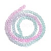 Transparent Painted Glass Beads Strands LS-DGLA-A034-T2mm-A10-5