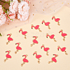 GOMAKERER 40Pcs Alloy Enamel Pendants ENAM-GO0001-04-4