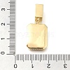 Brass Micro Pave Cubic Zirconia Pendants KK-S049-05G-A-3