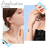 SUNNYCLUE 32Pcs 8 Styles Alloy with Crystal Rhinestone & Black Enamel Pendants FIND-SC0006-25-5