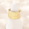 304 Stainless Steel Cuff Rings RJEW-D332-012E-G-5