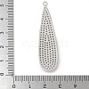 Brass Micro Pave Cubic Zirconia Pendants KK-P290-59P-3