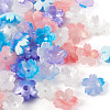 50Pcs 5 Colors Cellulose Acetate(Resin) Beads RESI-TA0001-69-11
