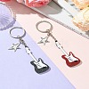 Acrylic & Alloy Keychain KEYC-YW00051-01-4