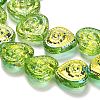 Electroplate Baking Paint Glass Beads Strands EGLA-K061-13A-AB10-3