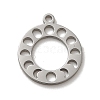 Non-Tarnish 304 Stainless Steel Charms STAS-O005-10P-1