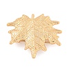 Maple Leaf Shape Alloy Brooch JEWB-U006-04KCG-1