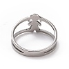 Non-Tarnish 201 Stainless Steel Girl Shape Finger Ring RJEW-J051-20P-3