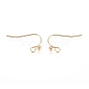 Brass Earring Hooks X-KK-L198-001G-1