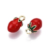 Alloy Enamel Charms ENAM-N056-404C-2