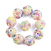 10Pcs Opaque Acrylic Beads OACR-YW0003-35J-1