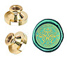 Wax Seal Brass Stamp Head AJEW-WH0209-256-1