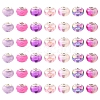 44Pcs 7 Styles UV Plating Resin European Beads RESI-FS0002-03-3