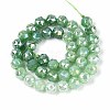 Anti-Tarnish Electroplate Glass Beads Strands GLAA-N064-10mm-05-2