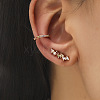 Brass Alloy Boneless Cuff Earrings FS-WG73965-01-1