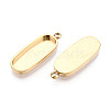 304 Stainless Steel Pendant Cabochon Component STAS-N115-42G-2