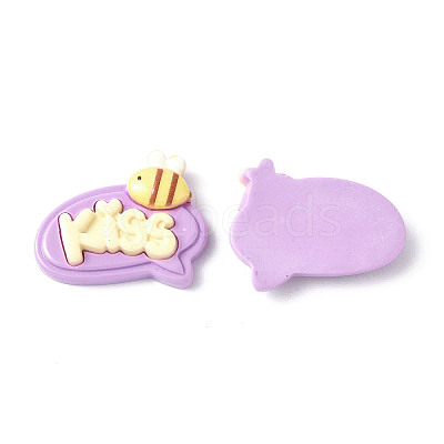 Opaque Resin Cabochons CRES-P023-01D-1