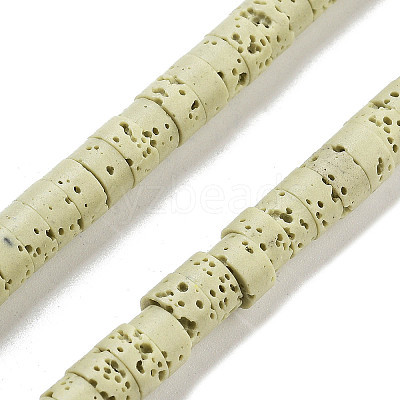 Natural Lava Rock Dyed Beads Strands G-K375-G03-01-1
