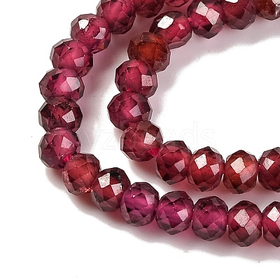 Natural Garnet Beads Strands G-F770-D02-02-1