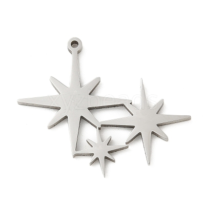201 Stainless Steel Pendants STAS-R133-01P-01-1