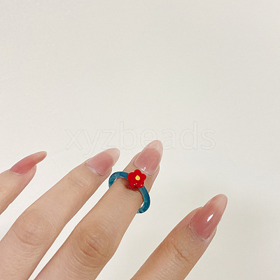 Resin Finger Rings FS-WG21D47-01-1