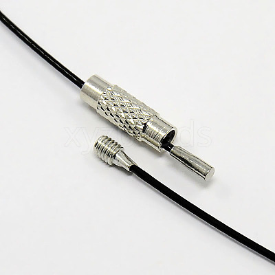 201 Stainless Steel Wire Necklace Cord TWIR-SW001-1-1