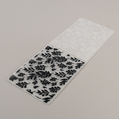 Plastic Embossing Folders DIY-WH0304-617B-1