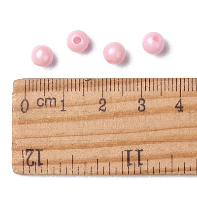 Opaque Acrylic Beads MACR-S370-D6mm-A01-1