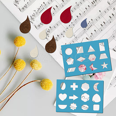 Acrylic Earring Handwork Template DIY-WH0359-024-1