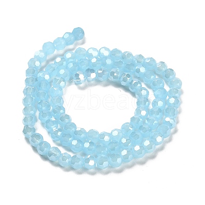 Imitation Jade Glass Beads Stands EGLA-A035-J4mm-B04-1