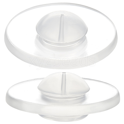 30Pcs Silicone Ear Nuts SIL-BBC0001-04B-1