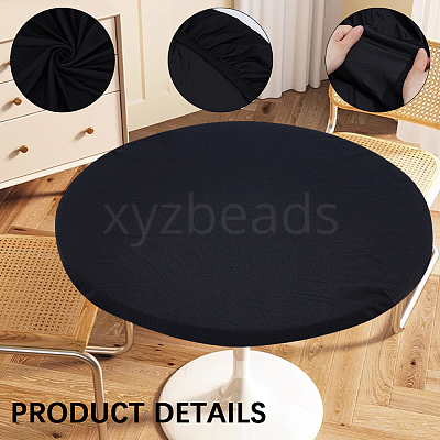 1Pc Polyester Round Tablecloth AJEW-CN0001-61-1