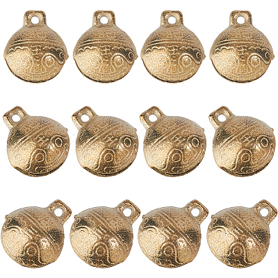 Brass Bell Pendants KKB-FH0001-01C-1