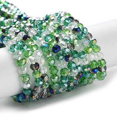 Glass Beads Strands EGLA-A034-M4mm-24-1