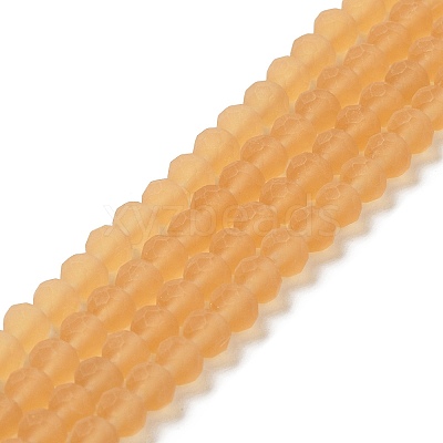 Transparent Glass Beads Strands LS-EGLA-A034-T8mm-MD23-1