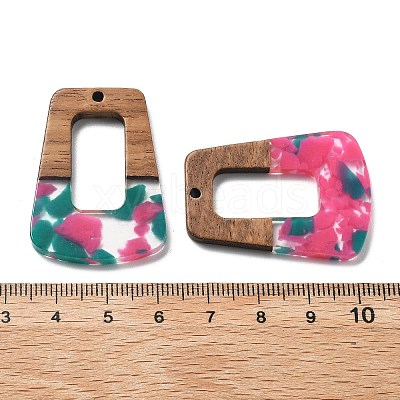 Resin and Walnut Pendants FIND-R051-02G-1