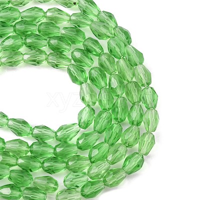Glass Beads Strands X-GLAA-R024-6x4mm-6-1
