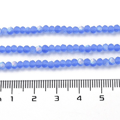 Imitation Jade Glass Beads Strands EGLA-A034-T3mm-MB14-1