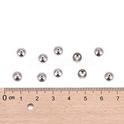 Tarnish Resistant Stainless Steel Bead Caps X-STAS-D040-1