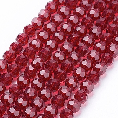 Glass Beads Strands EGLA-J042-6mm-20-1
