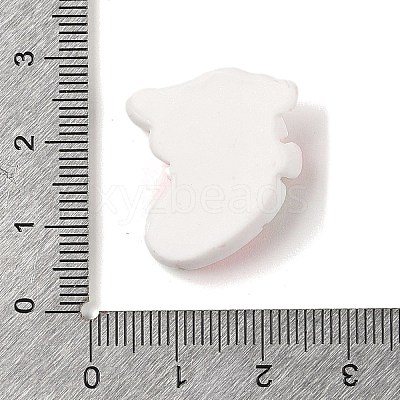 Christmas Rabbit Theme Opaque Resin Decoden Cabochons RESI-S397-01F-1