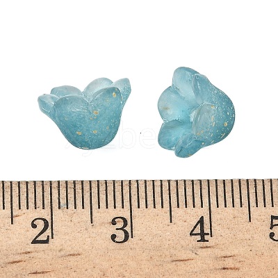 Frosted Glass Bead Cap FGLA-C001-01-1