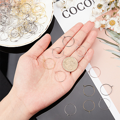 Brass Wine Glass Charm Rings KK-PH0035-83-1