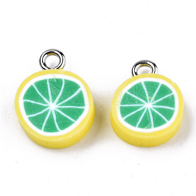 Handmade Polymer Clay Charms X-CLAY-T016-59B-1