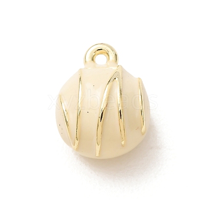 Brass Enamel Pendants KK-CBA260B-14E-G-1