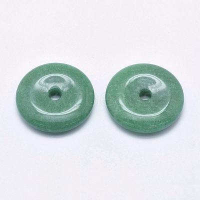 Natural Green Aventurine  Pendants G-P384-B-1