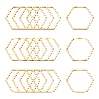 Brass Linking Rings KK-S327-03KC-1