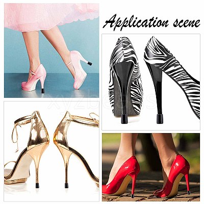 8Pair PVC High Heel Stoppers Protector FIND-GF0002-08D-1