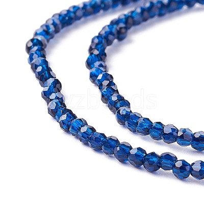 Transparent Glass Beads Strands X-GLAA-C019-01A-26-1